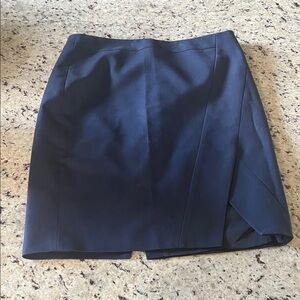 Karen Millen Asymmetrical Navy Skirt